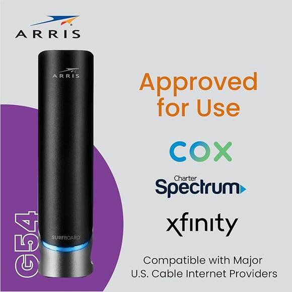 Arris Surfboard Wi-Fi 7 Router with DOCSIS 3.1 Cable Modem - New Open Box. - Picture 4 of 5